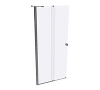 HÜPPE Xtensa pure walk-in porta scorrevole 1 pezzo, con segmento fisso, largh...