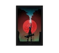 HUERIER Jinx from Arcane Poster per stanza, su tela, decorazione artistica da parete artistica per camera da letto, 30 x 45 cm, senza cornice