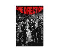HUERIER Poster su tela artistica da parete dei One Direction per stanza, decorazione artistica da parete per camera da letto, 30 x 45 cm, senza cornice