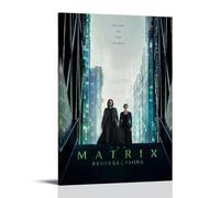 HUERWJRBJ Poster artistico da parete con stampa di The Matrix Resurrections, stampa artistica da parete, adatto per qualsiasi luogo, 50 x 75 cm, con cornice