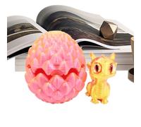 Huevo De Dragón Impreso En 3D, Juguete De Fidget De Huevo De Dragón, Impresos 3D Sensoriales De Color De Gradiente Con Junta Móvil, Decoración De Muebles Para El Hogar Estético Para La Sala De E