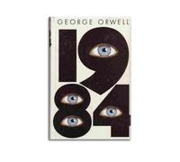 HUEYRORRYT JASURYWO I R I 1984 Poster di George Orwell, decorazione artistica da parete in stile vintage, poster decorativo su tela per soggiorno e camera da letto, 20 x 30 cm, senza cornice