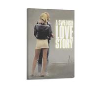 HUEYRORRYT JASURYWO I R I A Swedish Love Story Poster estetico da parete decorazione artistica da parete vintage su tela decorativa poster per soggiorno e camera da letto (30 x 45 cm) con cornice