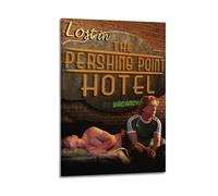HUEYRORRYT JASURYWO I R I Lost in The Pershing Point, poster estetico da parete, decorazione artistica da parete vintage su tela, poster decorativo per soggiorno e camera da letto, 30 x 45 cm, stile