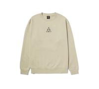 HUF Felpa Girocollo Triangolo Set, pietra, L