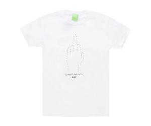 HUF - Tee Bianca Connect The Dots - - Tops - Uomo - Bianco - S