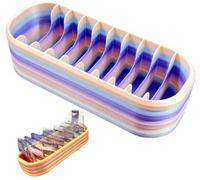 HUFENYU Custodia Diamond Art con 10 Scomparti Custodia Multiscomparto for Accessori Artistici Organizer Arcobaleno for Appassionati di Artigianato(Style 3)