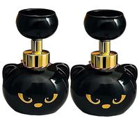 HUFENYU Dispenser di Sapone Schiumogeno A Forma di Zampa di Gatto, Dispenser di Sapone A Forma di Zampa di Gatto, Flacone di Sapone Magico for Le Mani con Impronta di Zampa(2pcs)