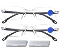 HUFENYU Occhiali Intelligenti Con Doppia Messa A Fuoco Occhiali Con Sincronizzazione Automatica Occhiali Da Vista Con Messa A Fuoco Automatica Regolabile for Donne E Uomini(2pcs)