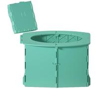 HUFENYU Vasino da Viaggio for Bambini, Vasino Portatile Pieghevole Riutilizzabile for L'addestramento dei più Piccoli con Sacchetti for La Pulizia(Green)