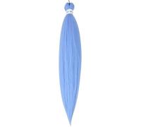 HUFFA 5 confezioni di extension for capelli intrecciati pre-stirati for dreadlocks Senegal Twist Hot Water Set(L BLUE)
