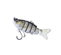 HUFFA 7cm 8.5g Esche da Nuoto snodate Wobblers affondanti for Esche da Pesca al Black Bass Crankbait Trota Esca Minnow Attrezzatura Artificiale(CC25-05)