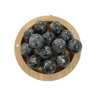 HUFFA 8 Pezzi di Cristallo Bianco Naturale a Forma di Sette Stelle con Ornamenti di Sfere di Cristallo Viola e Rosa for la Decorazione Domestica(Blackamphibole)