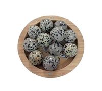 HUFFA 8 Pezzi di Cristallo Bianco Naturale a Forma di Sette Stelle con Ornamenti di Sfere di Cristallo Viola e Rosa for la Decorazione Domestica(Speckledstone)