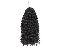 HUFFA 8 pollici Ombre sintetico Curl Bounce Crochet Hair Afro Kinky Curly Crochet Trecce(#1B)