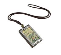 HUFFA Accessori for Gioielli con Catena in Ebano in Stile Etnico Fatti a Mano - Goddess of Wealth Design(MatterNecklace)
