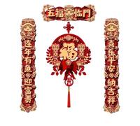 HUFFA Adesivi for Porte di benedizione con distici dell'anno del Cavallo 2026 for la Festa di Primavera - Decorazioni for Porte d'ingresso di Capodanno(Color7,Magneticsticker)