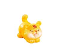 HUFFA Bambola animale ratto dello zodiaco - Simpatica decorazione for la casa e l'auto for il desktop for l'anno del topo 2024(Tiger)