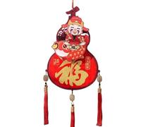 HUFFA Bobblehead di Capodanno 2026 Dio della ricchezza - Ciondolo Decorativo a Forma di Zucca in Stile Cinese for la Decorazione dell'ingresso del Festival di Primavera(Gourdshakingheadgod)