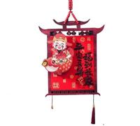 HUFFA Bobblehead di Capodanno 2026 Dio della ricchezza - Ciondolo Decorativo a Forma di Zucca in Stile Cinese for la Decorazione dell'ingresso del Festival di Primavera(Shakingheadgodofwealth)