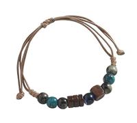 HUFFA Bracciale con perline in ceramica artigianale da donna - Accessorio di gioielleria unico(Color23)