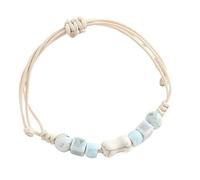 HUFFA Bracciale con perline in ceramica artigianale da donna - Accessorio di gioielleria unico(Color35)