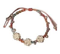 HUFFA Bracciale regolabile con perle intrecciate for i migliori amici: eleganti gioielli dell'amicizia