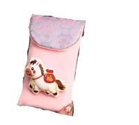 HUFFA Busta Rossa Portafortuna for L'Anno del Cavallo 2026 - Bustina Rossa for Il Festival di Primavera con Denaro Fortunato for Le celebrazioni di Capodanno(Viola)