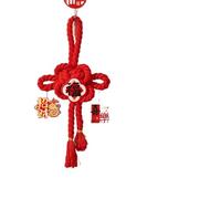 HUFFA Ciondolo con Nodo dell'anno del Cavallo 2026 - Decorazione Festiva for Il Capodanno e la Festa di Primavera for la casa e l'inaugurazione della casa(Color21)