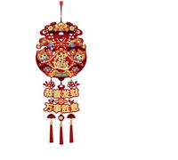 HUFFA Ciondolo del Dio della Ricchezza for Il Capodanno 2026 - Decorazione da Appendere for Il Soggiorno, benedizioni della prosperità dell'anno del Cavallo(Color11)