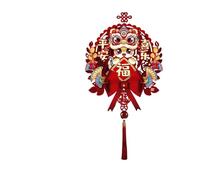 HUFFA Ciondolo della Fortuna dell'anno del Cavallo 2026 - Ornamento da Appendere alla Porta con Nodo Cinese for la Decorazione del Festival di Primavera(Color3)