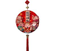 HUFFA Ciondolo dell'Anno del Cavallo 2026 - Decorazione for la casa del Dio della Ricchezza for la prosperità Durante la Festa di Primavera(Color3)