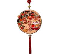 HUFFA Ciondolo dell'Anno del Cavallo 2026 - Decorazione for la casa del Dio della Ricchezza for la prosperità Durante la Festa di Primavera(Persimmon Ruyi)