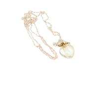 HUFFA Collana con Ciondolo a Forma di Bottiglia di Profumo con Pietre preziose Naturali - Accessori Fai da Te for aromaterapia e Oli Essenziali(C)