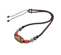 HUFFA Collana con Ciondolo di Perle in Stile Etnico retrò - Gioiello Vintage con Catena in Agata for Donna(Oldthree)