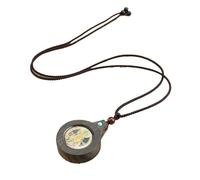 HUFFA Collana con Ciondolo Etnico Rotondo Thangka - Gioielli in Stile Tibetano for la connessione Spirituale(Mahasthamapraptabodhisattva)