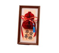 HUFFA Cornice Decorativa for Foto Anno del Cavallo 2026 - Ornamenti a Nido d'Ape for Il Soggiorno della Festa di Primavera(Color2)