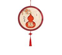 HUFFA Decorazione da Appendere alla Porta d'ingresso a Forma di Zucca, 30x30 cm - Ciondolo 2026 for la Felicità | Arte murale Festiva | Pittura Decorativa(Mayeverythinggoyourway)