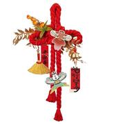 HUFFA Decorazione da Appendere for Il Capodanno Cinese 2026, Anno del Cavallo - Grande Ornamento con Nodo Cinese for Il Soggiorno(Color11)