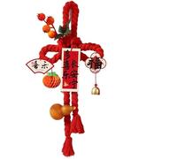 HUFFA Decorazione da Appendere for Il Capodanno Cinese 2026, Anno del Cavallo - Grande Ornamento con Nodo Cinese for Il Soggiorno(Color21)