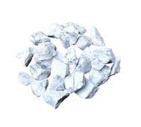 HUFFA Decorazione in Pietra Grezza di Zaffiro Blu Cielo Naturale for acquari, vasi di Fiori e diffusori di aromaterapia(White Turquoise)