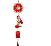 HUFFA Decorazione Ornamentale con Moneta d'oro for Il Capodanno Cinese - Accessori for Monete di Rame di Grandi Dimensioni for L'Anno del Cavallo 2026(Color3)