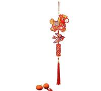 HUFFA Decorazioni di Capodanno for L'Anno del Cavallo 2026 - Decorazioni da Appendere alla Porta for la Festa di Primavera - Decorazioni con Personaggi di Zucca e Fortuna(Color4)