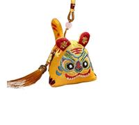 HUFFA Decorazioni sospese a Forma di Carpa for L'Anno del Cavallo - Decorazioni for Porte d'ingresso del Festival di Primavera(Wufu-Yellow)