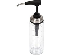 HUFFA Dispenser for Pompa for Salsa di Vetro da 300 ml Dispenser for Bottiglie con Pompa for Miele Dispenser for sciroppo Dispenser for Miele Barattolo for sciroppo Versatore for sciroppo