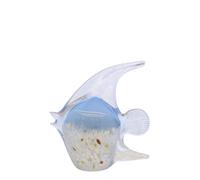 HUFFA Elegante Decorazione a Forma di Pesce in Vetro for la casa, Il Soggiorno e la Cantina dei Vini(QuietBlue)