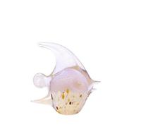 HUFFA Elegante Decorazione a Forma di Pesce in Vetro for la casa, Il Soggiorno e la Cantina dei Vini(Smokypink)