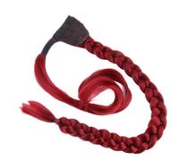 HUFFA Extension for capelli con coda di cavallo intrecciata sintetica resistente al calore, con clip avvolgente lunga 36 pollici(Bug)