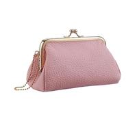 HUFFA Genuine Leather Lipstick Clutch Bag - Stylish Cosmetic Coin Purse | Elegant and compact leather clutch for cosmetics and coins.