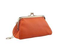 HUFFA Genuine Leather Lipstick Clutch Bag - Stylish Cosmetic Coin Purse | Elegant and compact leather clutch for cosmetics and coins.
